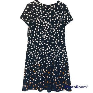 Vince Camuto Polkadot Dress sz 14